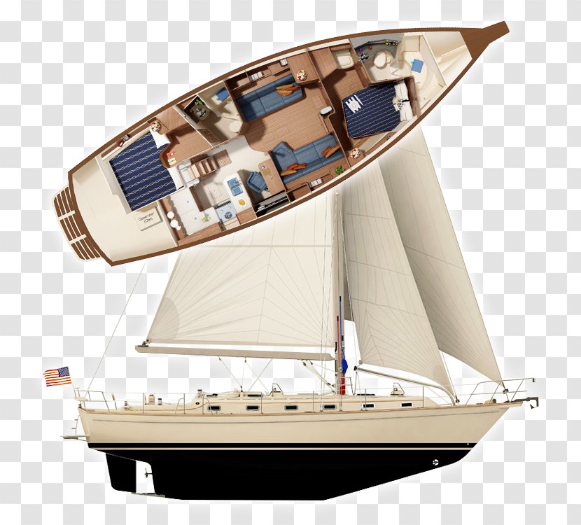 Yacht The Island Packet Hilton Head Sailboat Transparent PNG