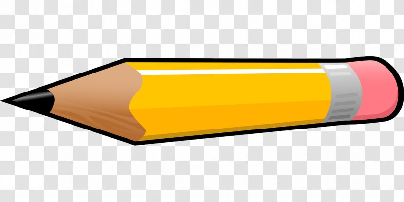 Brand Yellow Angle - Pencil Cliparts Transparent PNG