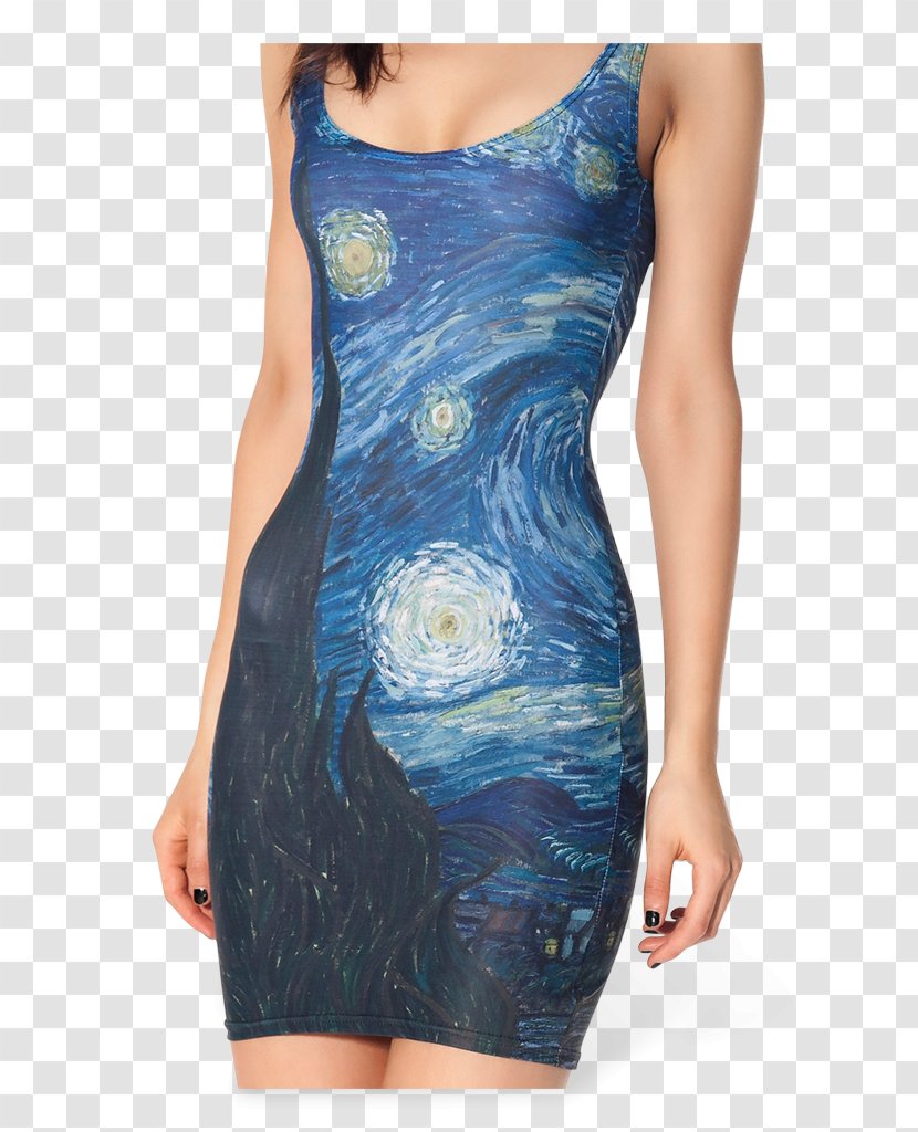 The Starry Night Dress Clothing Fashion Necktie - Scoop Neck Transparent PNG