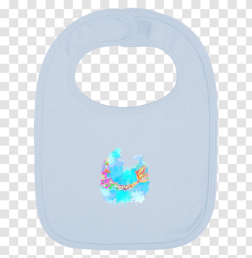 Bib Clothing Light Blue Smocking - Infant - Mermaid Glitter Transparent PNG
