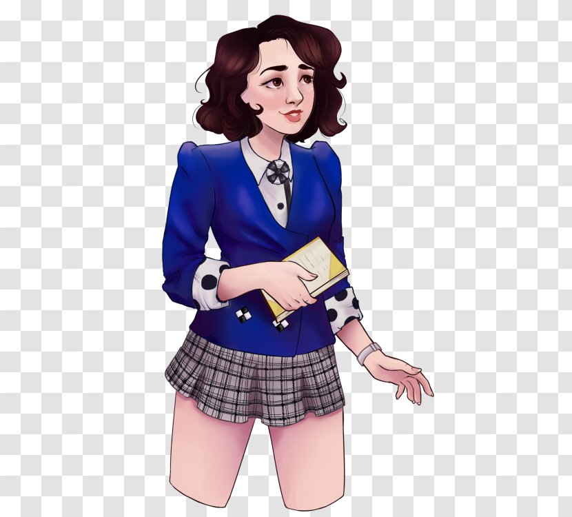 Heathers: The Musical Veronica Sawyer Art Illustration - Watercolor - Shiny Pink Passport Cover Transparent PNG