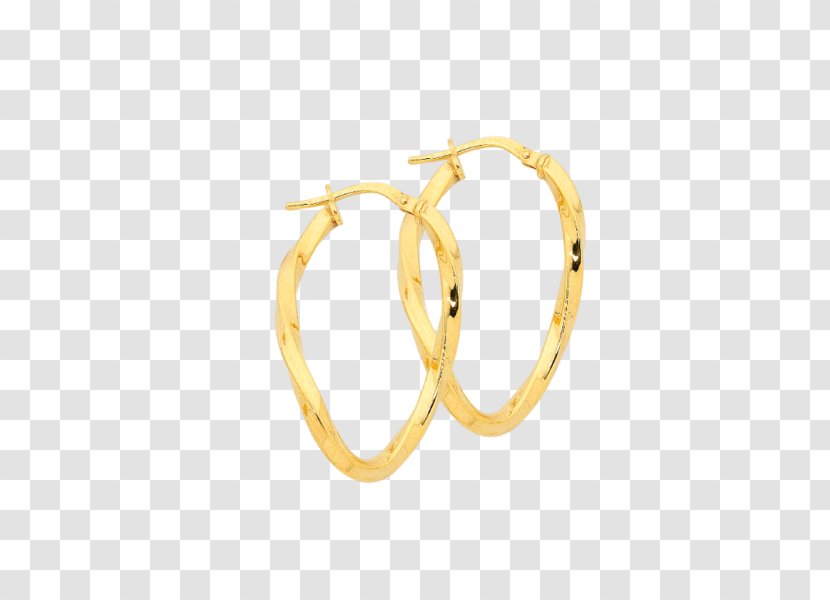 Bangle Body Jewellery Oval - Gold Hoop Transparent PNG