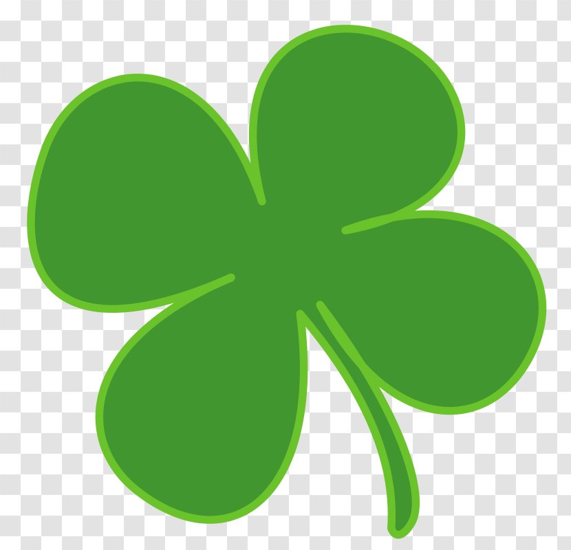 Saint Patrick's Day Shamrock Four-leaf Clover Clip Art - Patrick S - Lucky Charm Cliparts Transparent PNG