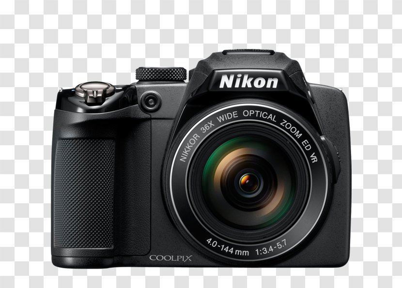 Nikon Coolpix S9100 12.1 MP Compact Digital Camera - Active Pixel Sensor - Black P500 CameraBlack CMOS With 36x Nikkor Wide-Angle Optical Zoom Lens And Full HD 1080p Video (Black)Camera Transparent PNG