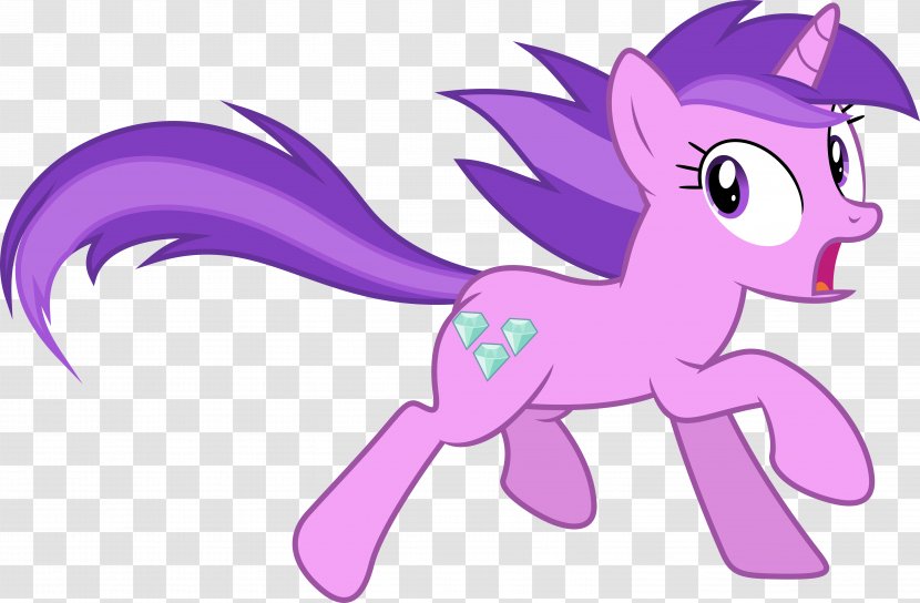 Pinkie Pie Pony Amethyst Violet - Heart Transparent PNG