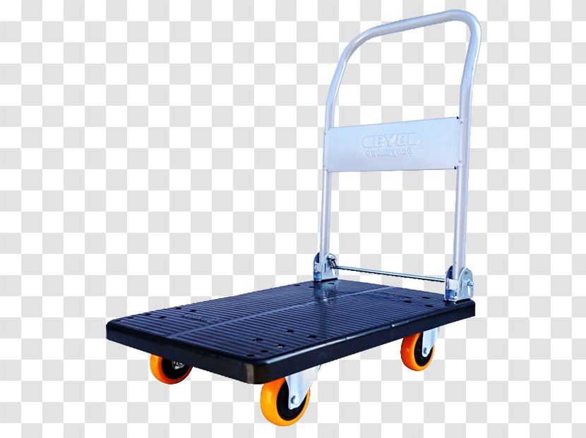 Cart Hand Truck - Trailer - Flatbed Carrying Po Transparent PNG