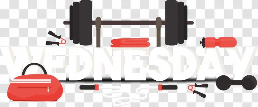 Fitness Centre Poster Barbell - Physical Exercise - Vector Transparent PNG