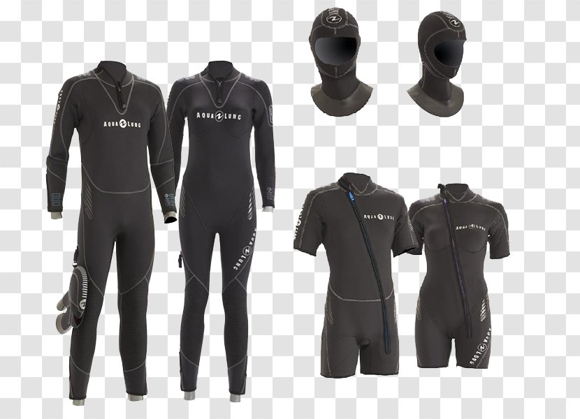 Wetsuit Scuba Set Aqua Lung/La Spirotechnique Dry Suit Diving - Sleeve - Equipment Transparent PNG