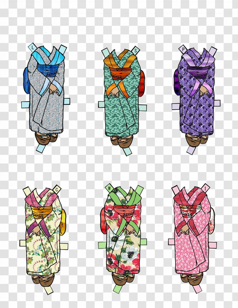 Paper Doll Clothing Textile - Puppet Transparent PNG