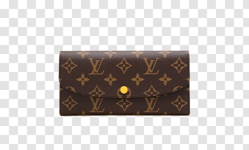 Wallet Louis Vuitton Zipper Monogram Leather - Brown - Presbyopia Snap Transparent PNG