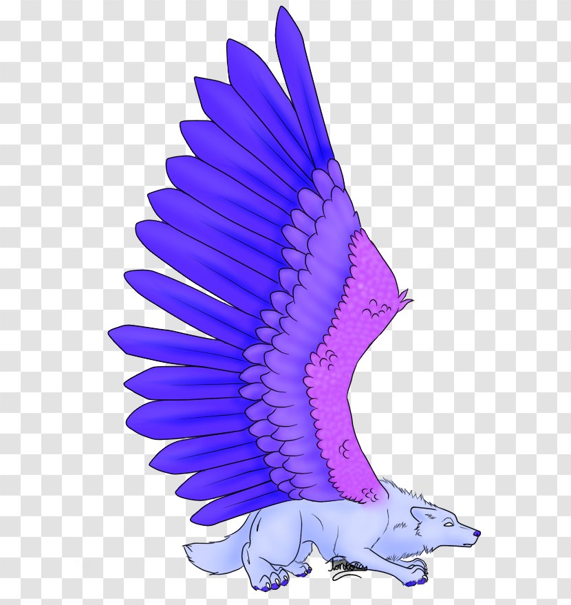 Indiana University Bloomingtown College Blue School - Company - Purple Winged Wolf Drawings Transparent PNG