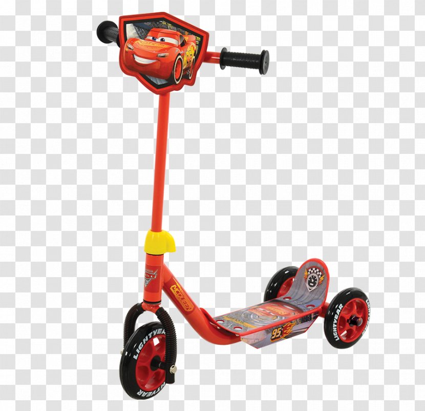 Lightning McQueen Kick Scooter Wheel Electric Vehicle Transparent PNG