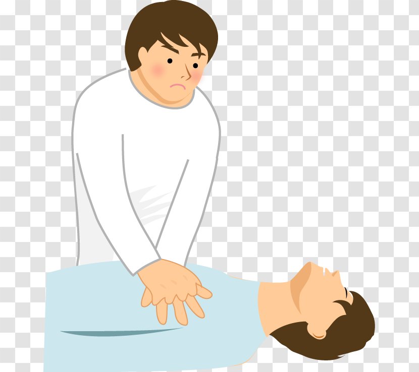 Thumb Elbow Shoulder Artificial Ventilation Cardiopulmonary Resuscitation - Cartoon - Watercolor Transparent PNG