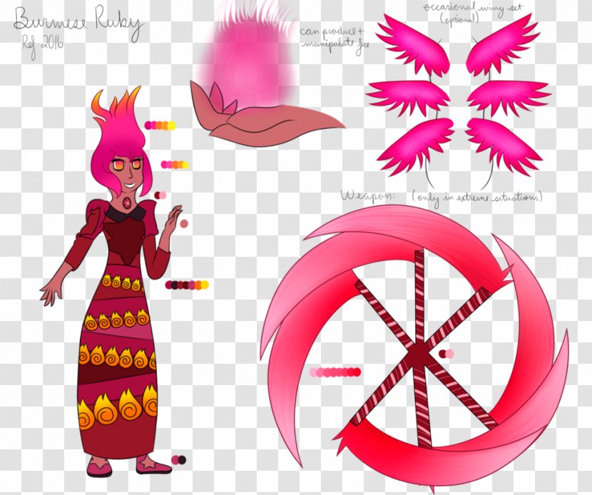 Illustration Clip Art Design M Group Pink - Fictional Character - Burma Transparent PNG