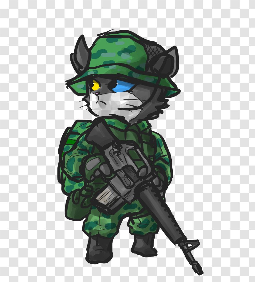 Cat Soldier Bucky Barnes Military Army - Drawing - Jars Transparent PNG