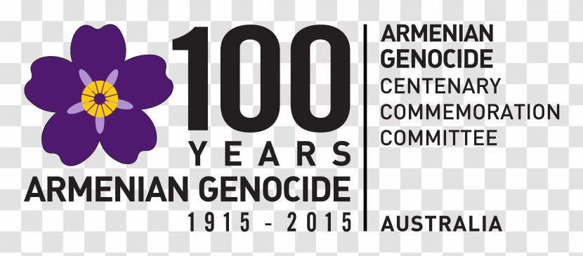100th Anniversary Of The Armenian Genocide Logo Brand - Violet - World Commemoration Day Transparent PNG