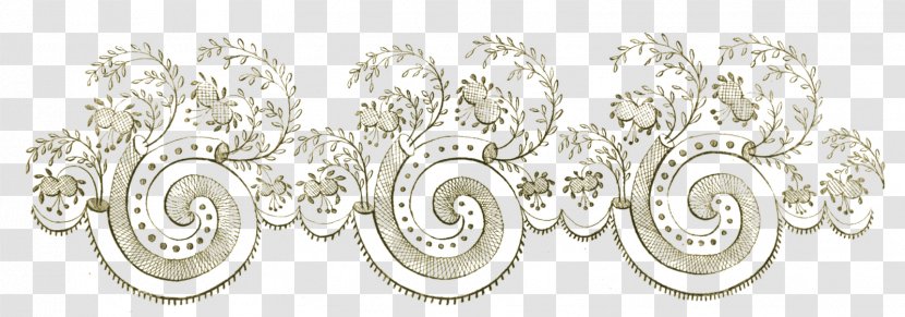Paper Embroidery Drawing Motif Pattern - Fashion Accessory - Background Transparent PNG