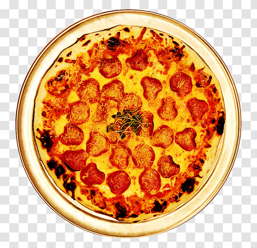Food Dish Pepperoni Cuisine Pizza Transparent PNG