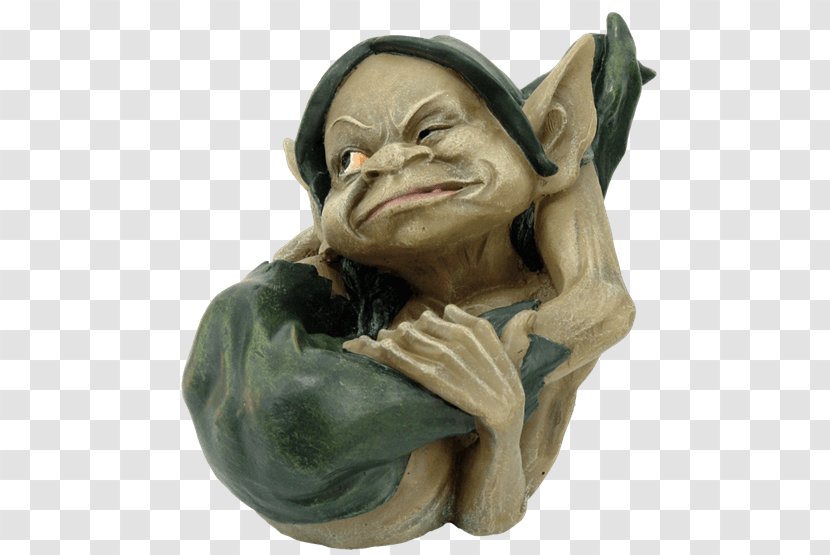 Green Goblin Statue Sculpture Figurine - Fairy Transparent PNG