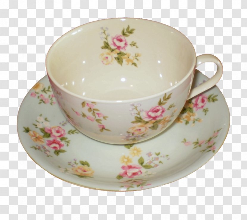 Tableware Teacup Saucer Plate - Coffee Cup - Tea Transparent PNG