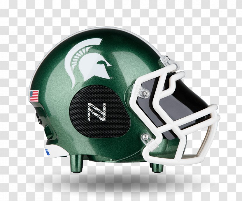 Michigan State Spartans Football University NCAA Division I Bowl Subdivision Wireless Speaker Loudspeaker - Personal Protective Equipment - Helmet Transparent PNG