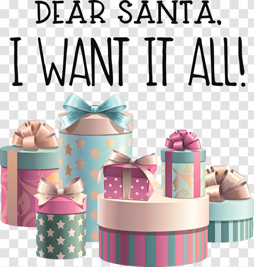 Dear Santa Christmas Transparent PNG