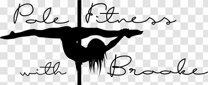 Pole Dance Art Text Dancer - Sticker Transparent PNG