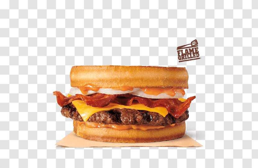 Hamburger Breakfast Sandwich Whopper Cheeseburger - Bacon - Burger King Hershey Pie Transparent PNG