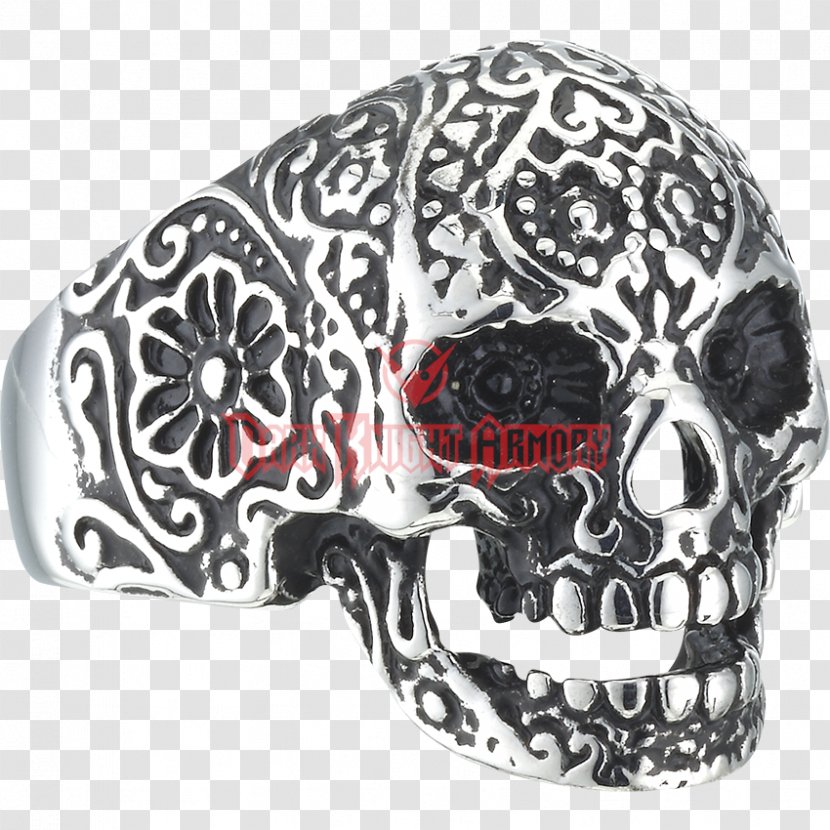 Skull La Calavera Catrina Day Of The Dead Ring - Clock Transparent PNG