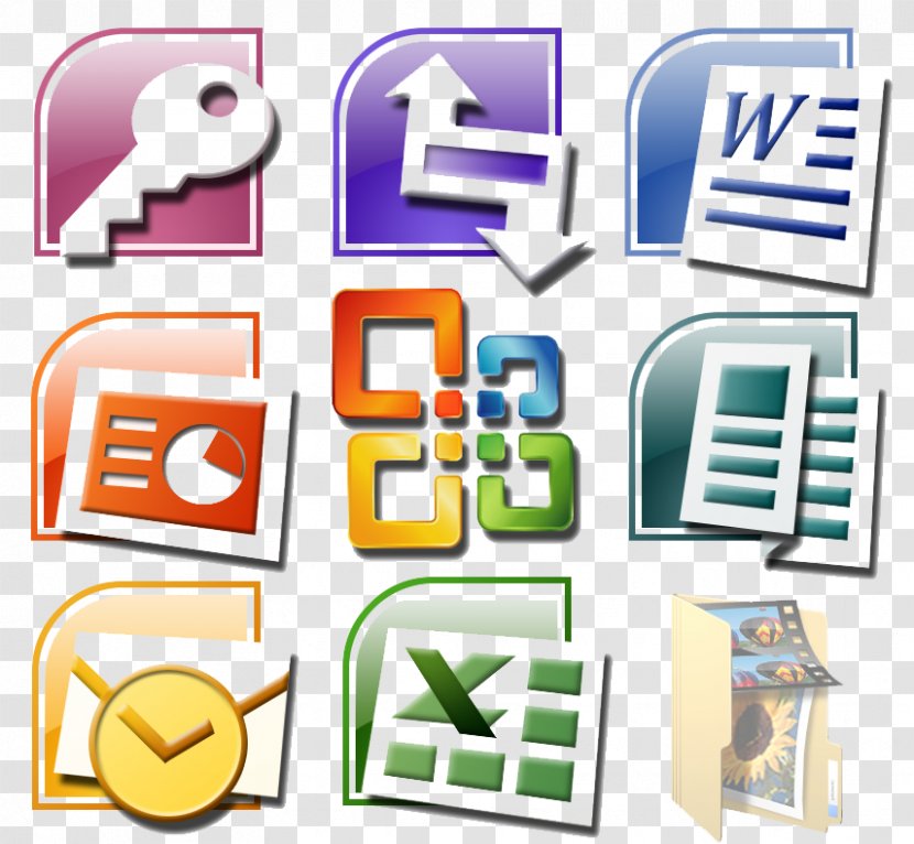 Microsoft Office 2007 Word Excel - Area Transparent PNG