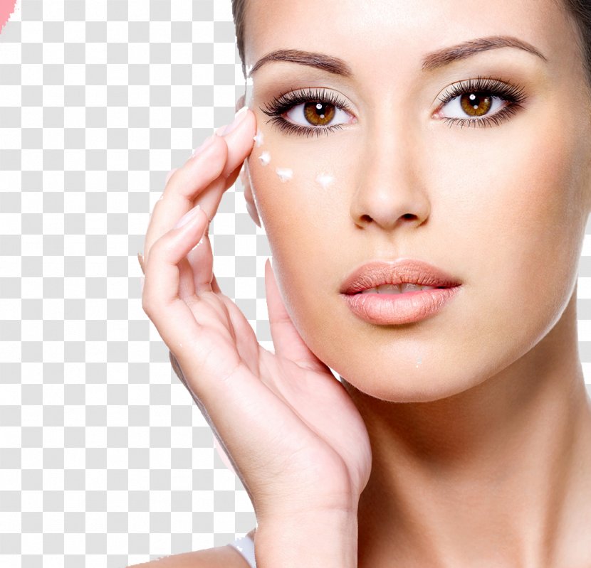 Cosmetics Face Beauty Parlour Skin Care Facial - Eyelash Extensions - Makeup And Flowers Transparent PNG