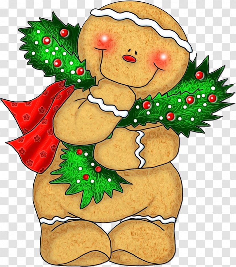 Holly - Paint - Christmas Gingerbread Transparent PNG