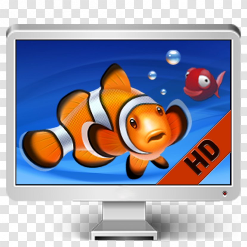 Fish Aquarium Desktop Wallpaper Screensaver - Flat Panel Display Transparent PNG