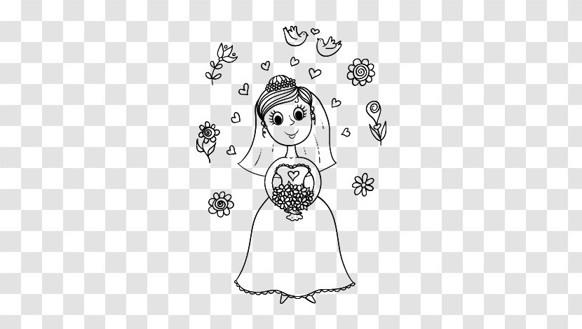 Drawing Engagement Marriage Painting - Flower Transparent PNG