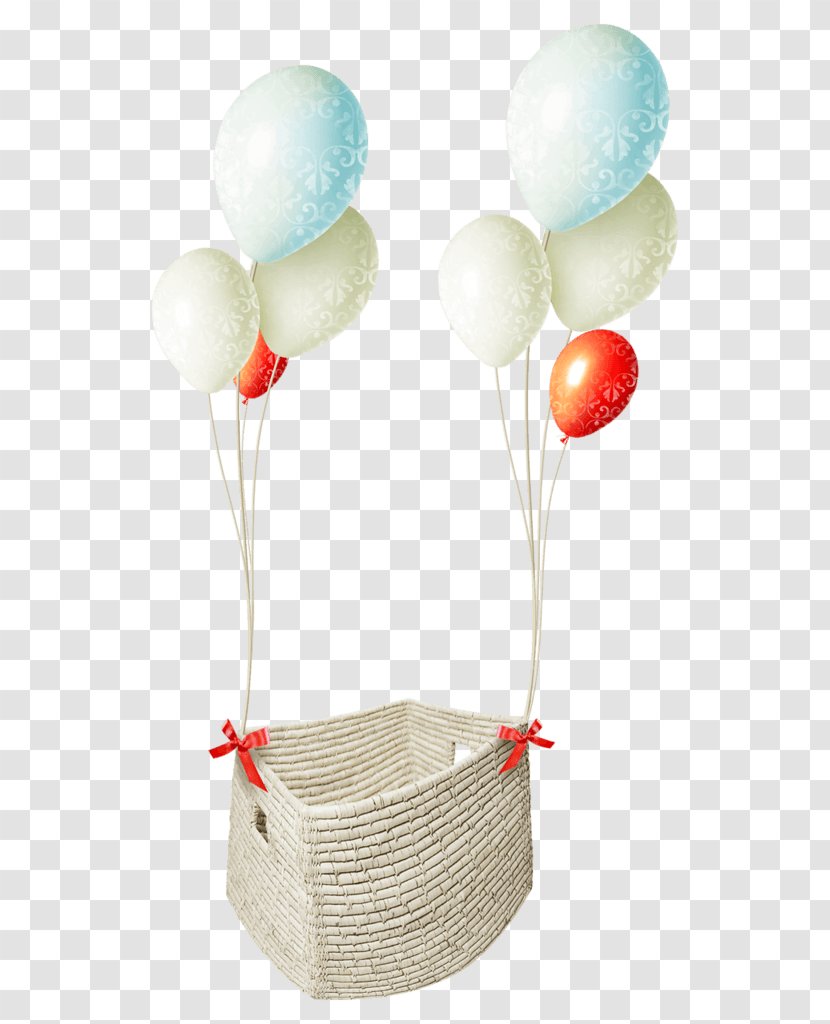 Hot Air Balloon Gift Image - Beige - Flower Animals Transparent PNG