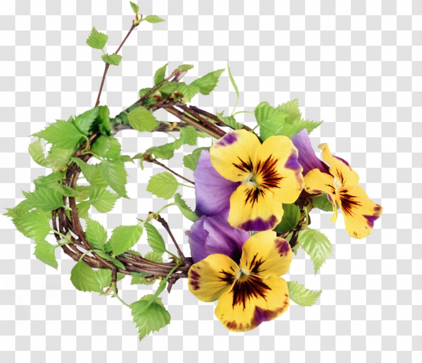 Floral Design Flower Of The Fields Pansy Bouquet Transparent PNG