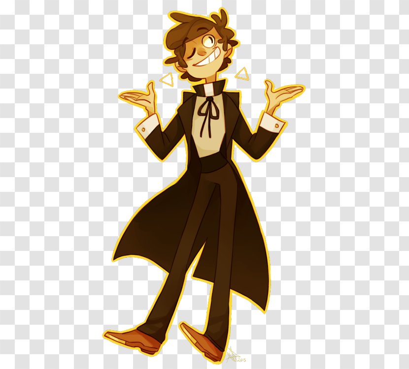 Dipper Pines Bill Cipher Mabel Art Image - Silhouette - X Transparent PNG