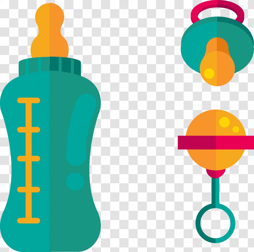 Infant Baby Bottle Pacifier Euclidean Vector - Child Transparent PNG