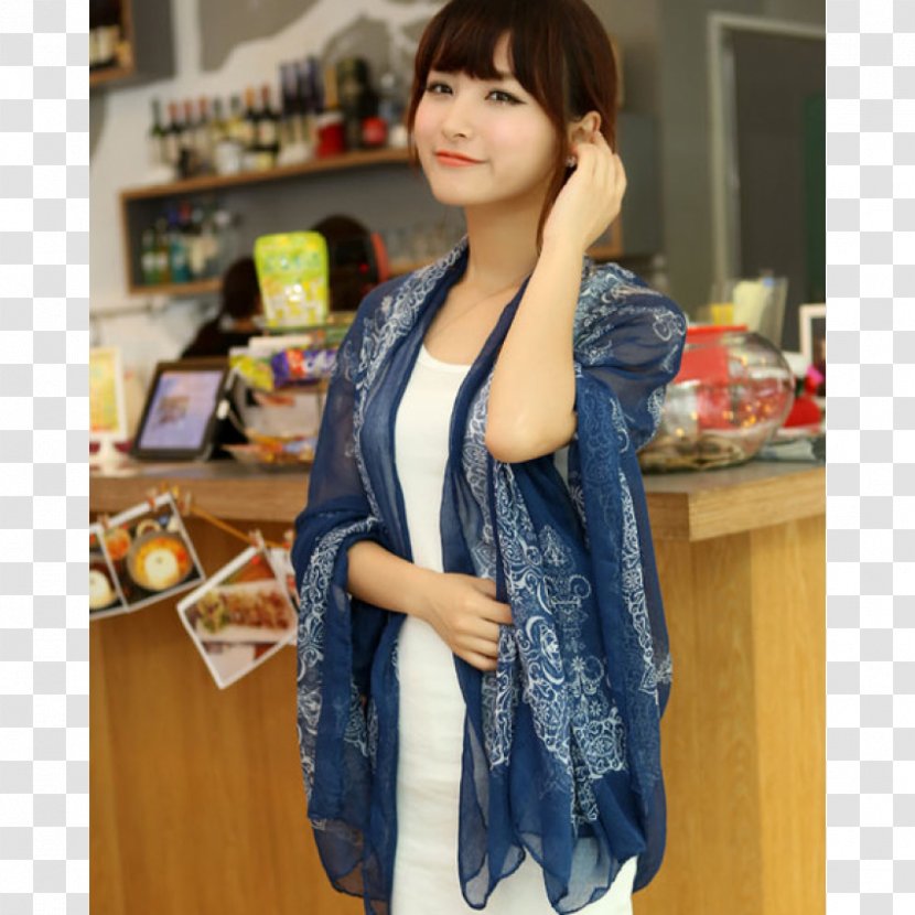 Headscarf Fashion Outerwear Shawl - Stole - Women Scarf Transparent PNG