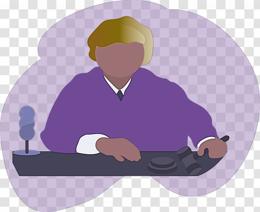 Purple Kneeling Sitting Reading Transparent PNG