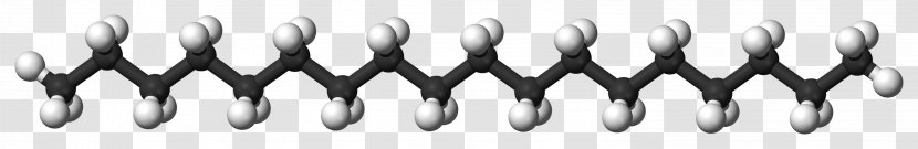 Palmitic Acid Saturated Fat Stearic Fatty Molecule - Ballandstick Model Transparent PNG