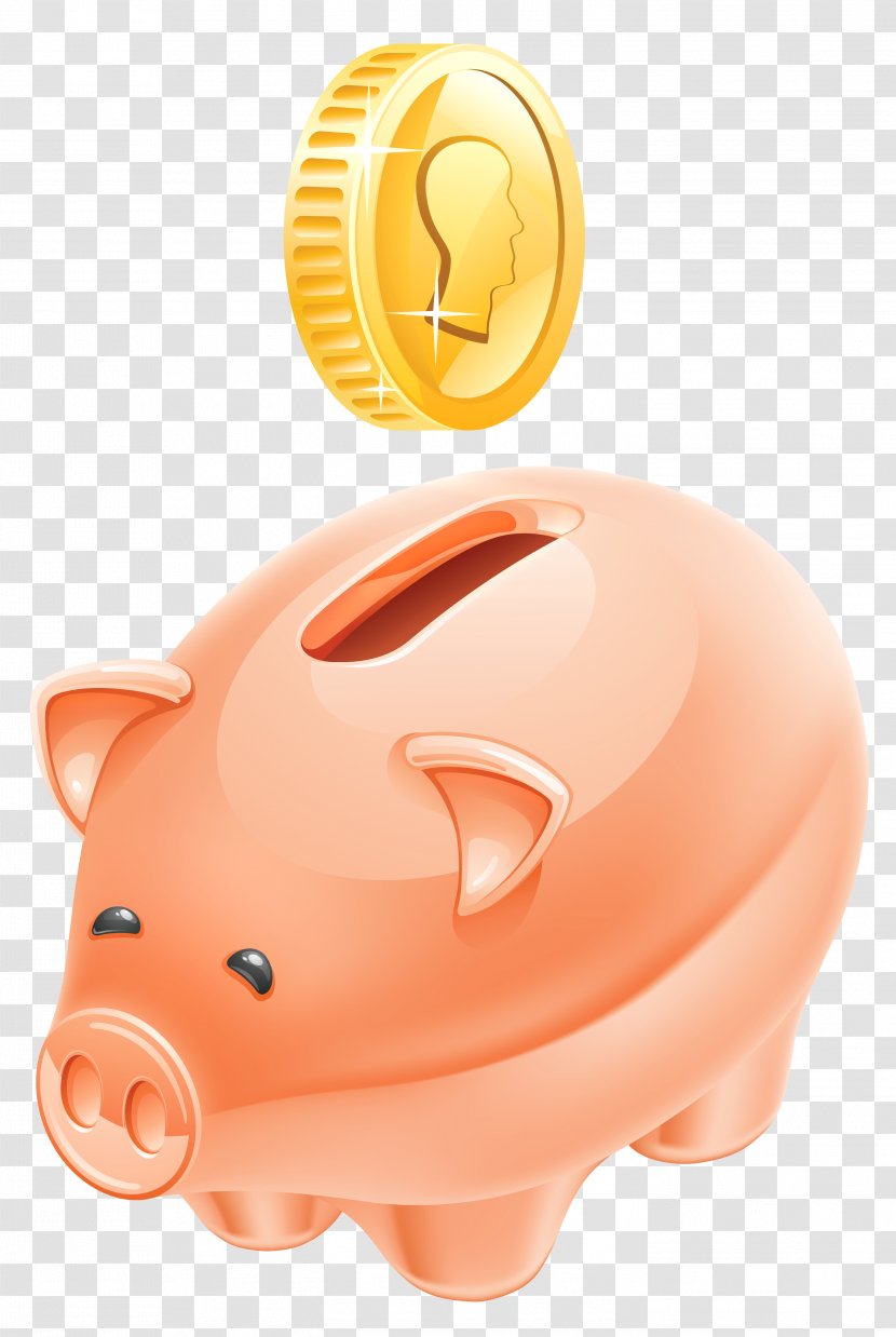 Piggy Bank Money Clip Art - Coin - Picture Transparent PNG