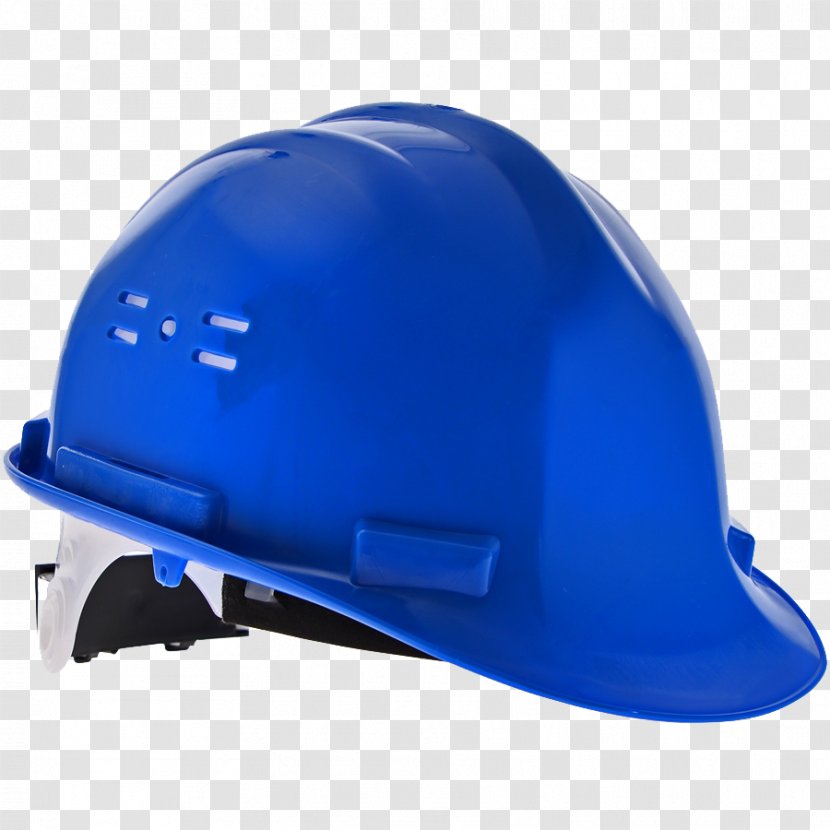 Hard Hats Bicycle Helmets Nape Motorcycle Blue - Brand Transparent PNG