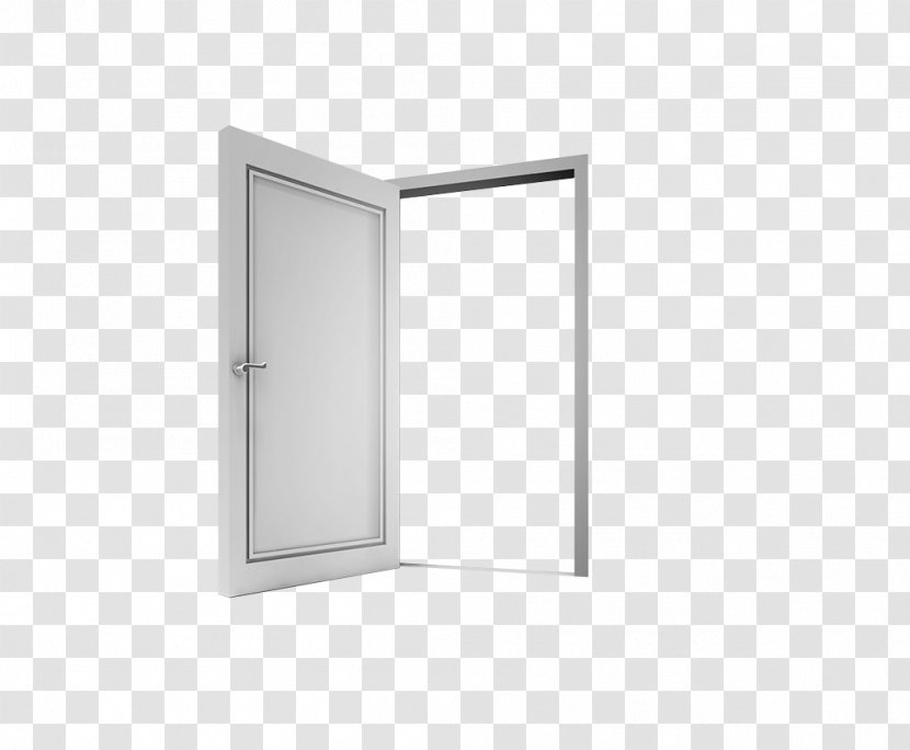 Window Angle Bathroom Pattern - White Open Door Transparent PNG