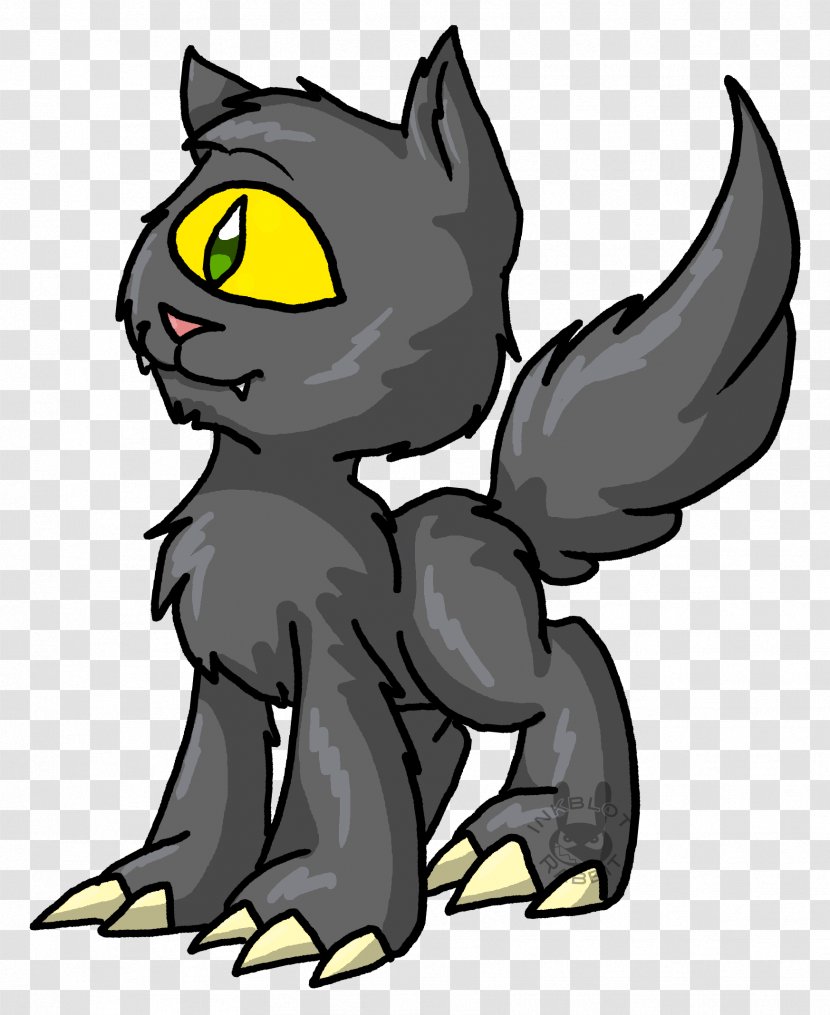 Whiskers Kitten Black Cat Art - Deviantart Transparent PNG