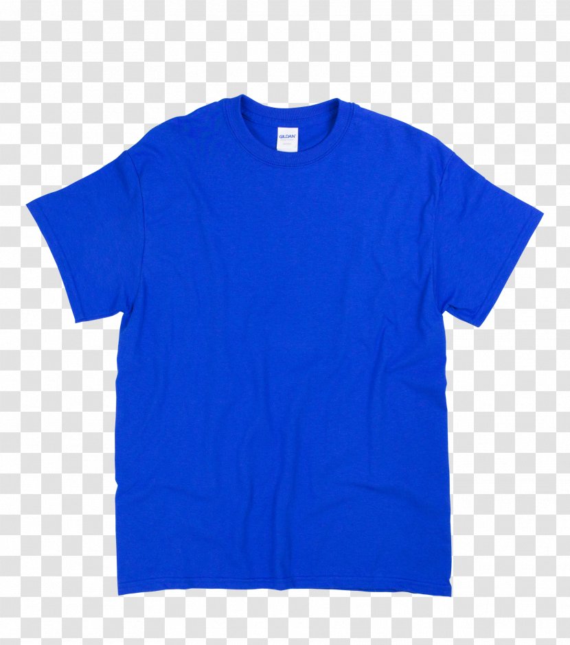 T-shirt Gildan Activewear Blue Sleeve - Turquoise - Royal Transparent PNG