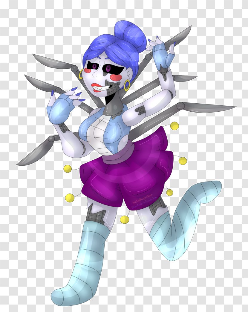 Five Nights At Freddy's: Sister Location Scrap Fan Art Drawing - Figurine - Web Spider Transparent PNG