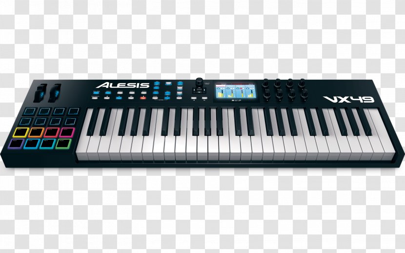 Alesis Q88 88 Key Usb Midi Keyboard MIDI Controllers Musical Instruments - Cartoon Transparent PNG