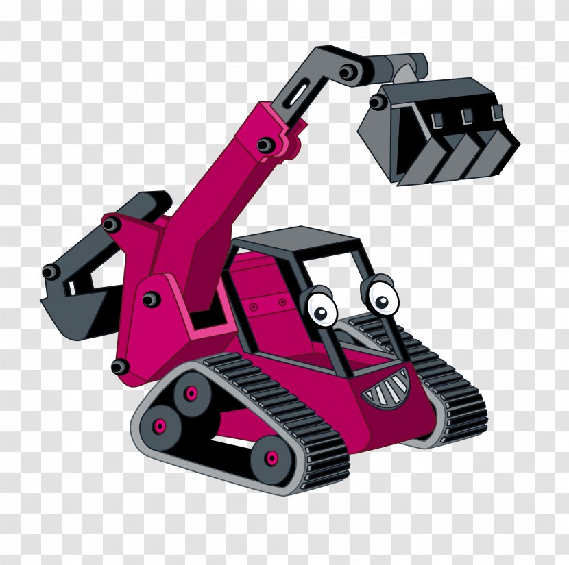 Machine Excavator Icon - Designer Transparent PNG