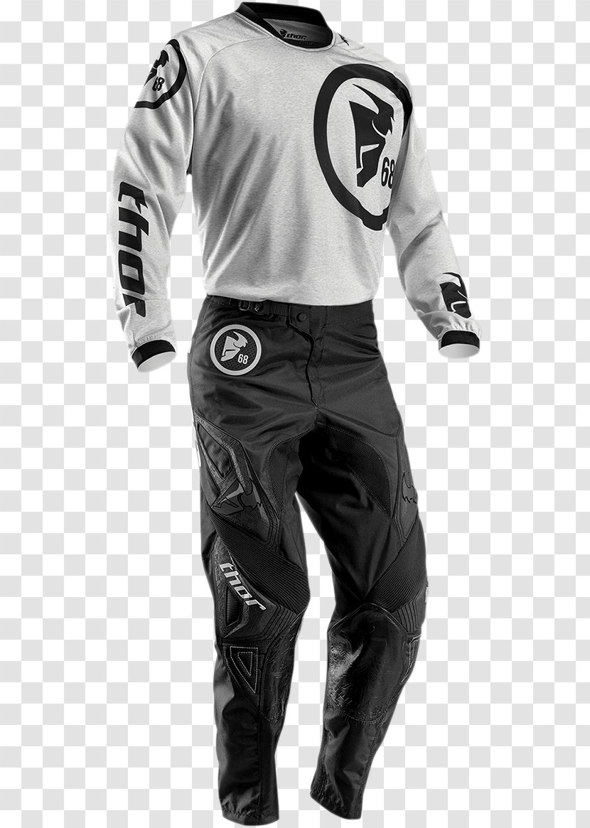 Pants Motocross Motorcycle Sleeve Uniform - Helmets Transparent PNG
